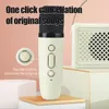 Mikrofonlar Mini Karaoke Makinesi Taşınabilir Bluetooth Hoparlör Mikrofon Seti Taşınabilir El Karaoke Miks Hoparlör Makinesi Çocuklar için 230725