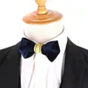 Bow Ties Velvet Men Tie Casual Solid Bowtie For Women Knot Adult Wedding Cravats Party Neck Wear Male Bowties