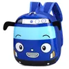 Zaini Tayo Cartoon Little Bus Toy Schoolbag Borse per bambini Zaino carino per bambini Borsa per bambini adatta per bambini di 1-6 anni 230725