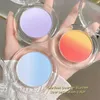 Blush 3 Colors Gradient Palette Cheeks Blue Purple Face Sunken Natural Brighten Makeup Korean Peach Rouge Women Beauty Cosmetics 230725