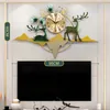 Настенные часы роскошные Morden крупные Saatr Digital Saatrative Fashion Modern Saatration Reloj de Pared Living House