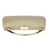 Kvällspåsar Design Gold Lady Banket Handväska Clutch Party Bridal Bag Kvinnor med axelkedja Makeup Mujer Bolso F918B 230725