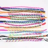 Bangle Fashion 50pcs Lots Multicolor Braccialetti con polsini etnici Corda intrecciata Amanti dell'amicizia Gioielli Braccialetto per uomo Donna 230726