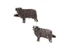 Boutons de manchette Homme Boutons de manchette noir Animal Mouton Chien Cock Boutons de manchette pour chemise L1635 230725