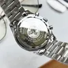 أوميغ الساعات معصم الفولاذ المقاوم للصدأ للرجال 2023 New Mens Watches All Dial Work Works Quartz Watchs Top Luxury Brand Clock Men Fashion Q2