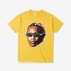 T-shirts pour hommes Coton Unisexe T-shirt Femmes Hommes Tee Young Thug Thugger Graphic T-shirt Rappeur Africain Style Hip Hop Tshirt U05D #