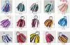 18 pcs Girl O Akorker Ponytail holder rainbow accessories corker tassel streamers flower elastic Curly ribbon headwear ZZ