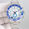 Tipo yate, máxima calidad, Reloj de lujo, Reloj de diseño, Reloj de lujo, movimiento mecánico automático, 44 mm, acero fino 316L, aro exterior giratorio, resistente al agua 100 metros