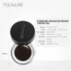 Eyebrow Enhancers Focallure Professional 5 Colors Gel Waterproof Eye Brow Enhancer Cream Makeup Cosmetics 230725