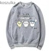 Sudaderas con capucha para mujer 2023 Kawaii Anime Chiikawa sudaderas estampado clásico invierno manga larga suelta mujer sudadera High Street otoño tela