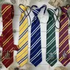 Bow Ties Badge Tie Solid Color Simple Free Of Knot 145CM Stripe For Men Women Students Stage Performance Neck 35CM Costumes