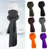 Schals 449B Fasion Warm Fleece Schal Weiche Litweit Einfarbig Herbst Winter Wraps Weihnachten Ift Für Frauen Männer Irls Jungen