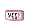 Plastic Mute Wekker LCD Slimme temperatuur Schattig Pogevoelig Nachtkastje Digitale alarmen Klokken Snooze Nachtlampje Kalender LLB1179274435 LL