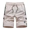 Mäns shorts plus stor storlek M-8XL Fashion Clothing Men Casual Summer Short Pants Patchwork Design Man Cotton