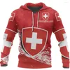 Men's Hoodies Veterans Men's Hoodie Fall Long Sleeve Top Spain Switzerland Chile Hungary Print Oversized Hooded Pullover Clothing