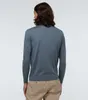 Polos pour hommes Loro Piano Ml Polo en laine à manches longues Mode Automne et Hiver Tops