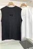 Men's T Shirts Fashion Brand Y3 Spring Summer Signature Letter Print Round Neck Pullover Vest Men Sports Sleeveless T-shirt