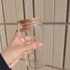EE. UU. CA STOCK Sublimación 16 oz Vasos de vidrio Creativo Puede Forma Té Jugo Leche Tazas de vidrio Taza de café Copa de vino Copa de bebida Durable Alto borosilicato