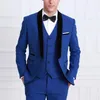 Herenkostuum Pak Blazer Terno Outfits Kostuum Hombre Driedelig Formele Gelegenheid Elegant Jasje Broek Vest Slim Fit Maatwerk 2023