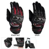 GK-224 carbone protéger cuir maille gant moto descente vélo tout-terrain Motocross gants pour Men187a