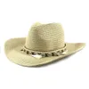 Wide Brim Hats Bucket Hats Straw fedoras cowboy hats for women and men beach hat summer outdoor cap cowboy cap sertissage shell hats Crimping hat 230725