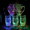 LED Light Luminescence Wine Into The Water Bright Beer Mug Luminous Cup Colorful Bar Cups The Dragon Mugs