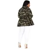 Grote maten jurken Herfstkleding voor dames Grote maten jurken Party Sexy mini-jurk met vetersluiting Dames elegante camo-jurk Drop groothandel 230726