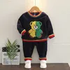 Conjuntos de roupas Lzh Fashion Newborn Winter Clothing Baby Boys Tracksuit for Children's Clothing Sets Infant Girls Suit Thicken Autumn Kids Outfit G1023 Z230726