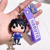 Carino Anime Portachiavi Fascino Portachiavi Ciondolo Fob Bella Anime Bambola Nerd Coppia Studenti Personalizzato Creativo Regalo di San Valentino Piccolo Ciondolo A2 UPS