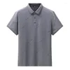 Polos Polos Mashrival Suepr Duża luźna krótko-rękawowa T-shirt Summer Lapel Cotton Plus Size xl 2xl 3xl 4xl 5xl 6xl 7xl 8xl
