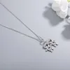 2023 New Japan and South Korea 925S silver figurine diamond pendant with collarbone chain, small item, female chain, couple gift