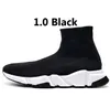 2023 TOP Jakość prędkości TreaR Socks Buty dla mężczyzn Women Triple Black Red Casual Shoes Designer Designer Bugery kostki