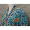 Bluzki damskie koszule artystyczne nadruk letnia plażowa odzież długa kardigan kimono bawełniany bawełniany tunik