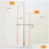 Blocchi per appunti Quaderni in carta kraft Quaderno per soggetti 68 pagine Formato A5 Diario di viaggio Set per viaggiatori Drop Delivery Ufficio Scuola Business Otawz