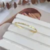 Luxuoso s925 prata esterlina pulseira designer para mulher ouro pulseira redonda jóias 5A zircônia cúbica mulheres pulseiras pulseiras moda jóias caixa de presente