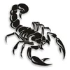 30 31CM 1Pcs Crayfish Decal vinyl Car Sticker Black Silver CA-1100351O