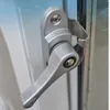 Alliage de zinc argenté bouton d'entraînement serrure en acier platique poignée de fenêtre loquet porte coulissante quincaillerie de meubles partie boulon de traction