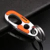 Anneaux OMUDA Nouveau Keychain en acier inoxydable en acier inoxydable Carabiner Tools d'escalade Double Ring Car Keyring Durable
