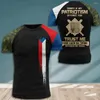 Men's T Shirts Summer T-shirt Czech Army Shirt Flag 3d Print Men Fashion T-shirts Kids Hip Hop Tops Tees Boy Hombre