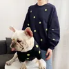 Dog Apparel Pet Matching Clothes For Dogs Costume Smile Face Dog Hoodie Spring Autumn Pets Dogs Clothing French Bulldog Pet Clothes Yorkshir 230725