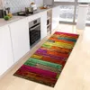 Carpets Custom Wood Grain Kitchen Mat Entrance Doormat Living Room Bedroom Floor Decor Carpet Home Bathroom Hallway Anti-Slip Foot Rugs R230726