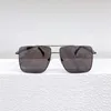 Sunglasses Vintage For Unisex Style Alloy Square Anti-Ultraviolet Retro Plate Rectangle Frame Special Design Brand Glasses