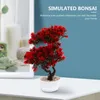 Dekorative Blumen Japandi Dekor Blatt Simulation Ornament Bonsai Kunststoff Topf Verzierung Fake