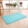 Carpets 50 80cm Bath Mat Water Absorption Rug Thicken Coral Velvet Door Mats Cotton Soft Carpet Floor Anti-slip Bathroom