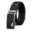 Belts Men Belt Durable Anti-slip Men's Business With Smooth Faux Leather Alloy Buckle For Meetings Commutes Double Slide Rail