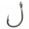 Fishing Hooks 50pcs 10884 Stainless Steel Fishing Hooks White Strong Big Game Fish Tuna Bait Fishhook Size 3/0 4/0 5/0 6/0 7/0 8/0 9/0 10/0 230725