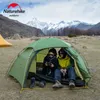 الخيام والملاجئ Cloud 2 People Tent T-type Zipper Camping Tent 20d Nylon Tent Tent Double Lyking Protcing Protcing Tent 230725