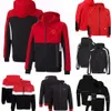 Felpa con cappuccio con zip F1 Team Fans di Formula 1 Felpa casual Autunno Inverno Moda uomo Cappotto caldo Giacche da moto da corsa251j