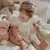 Mädchenkleider Kinder Blumenmädchen Prinzessin Ballkleid Hochzeit Geburtstagskleid Kinder Mädchen Perle Schmetterlingsflügel Weiß Tüll Partykleider 9T 230725