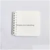 Sublimation Blanks Blank Po Book Album Frp Loose Leaf Double Sides Printing Books For Heat Press Drop Delivery Office School Business Dhaqf